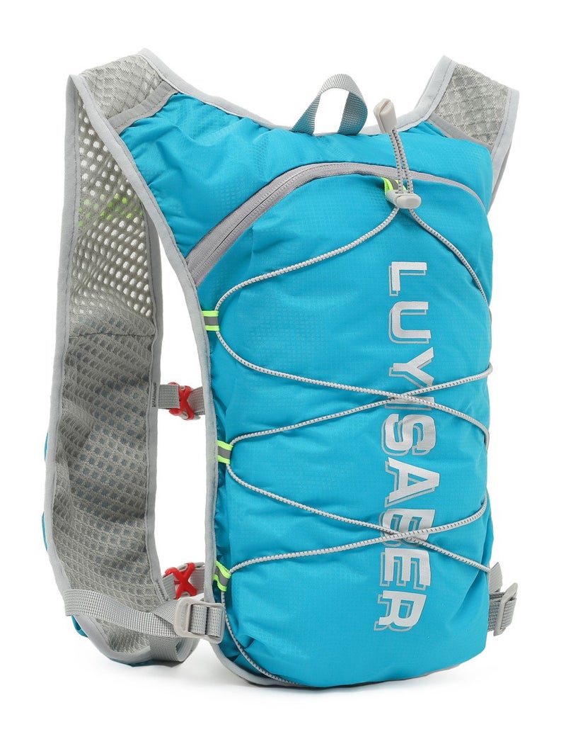 Cross-Country Marathon Running Backpack Safety Reflective Strip Riding Backpack Multifunctional Breathable Sports Backpack - Image 4